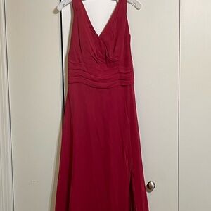 Dress worn for a wedding.  Has been hemmed